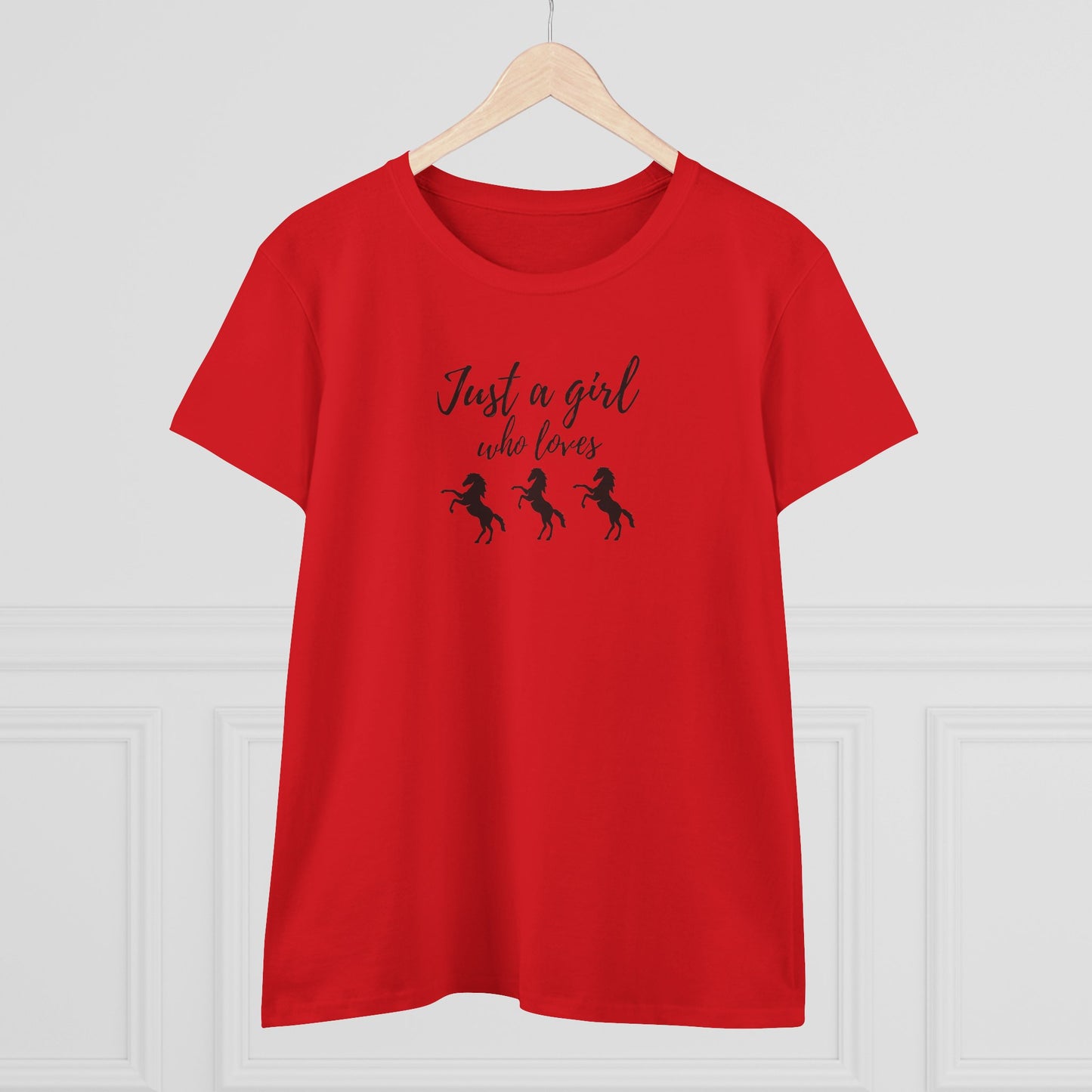 Graphic Horse Lover Women's Tee