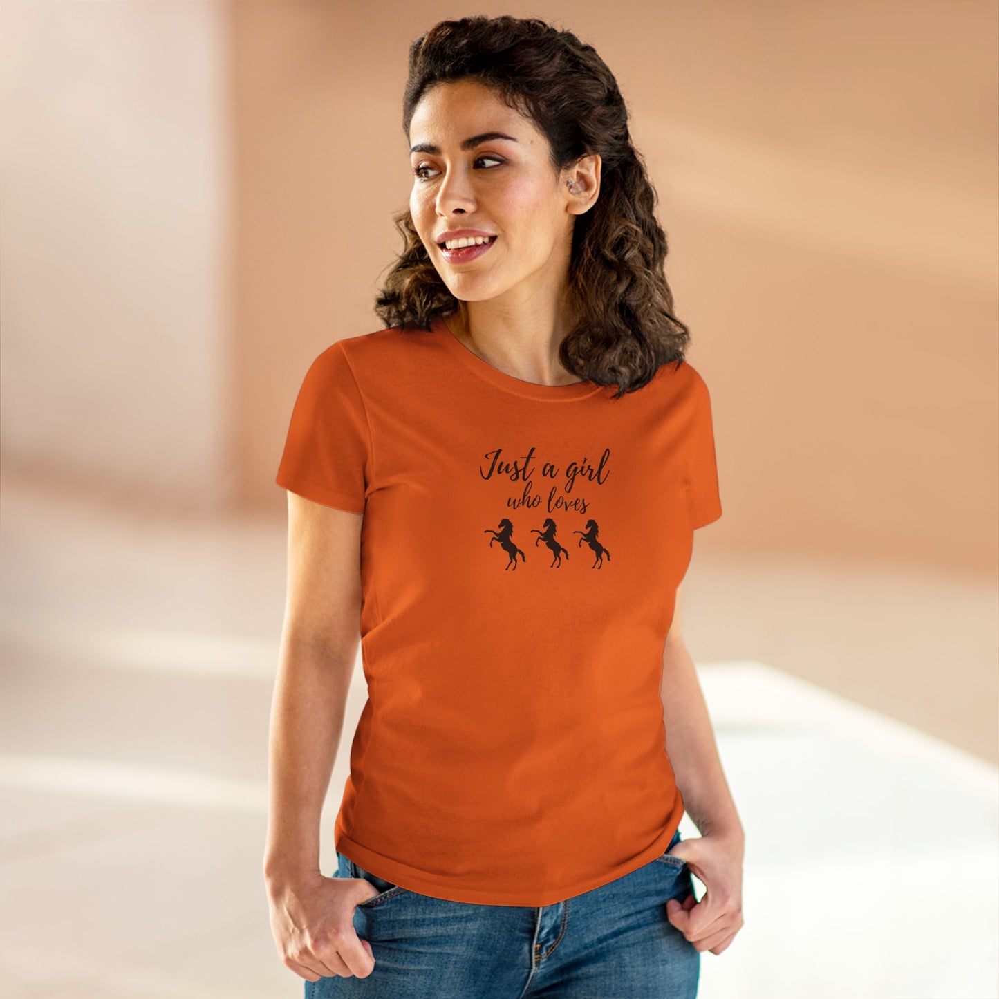 Graphic Horse Lover Women's Tee