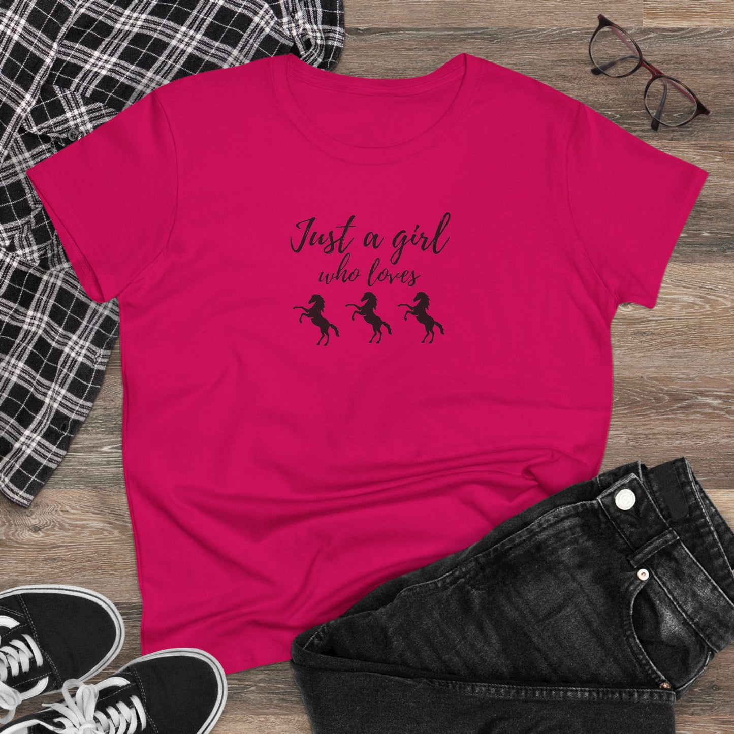 Graphic Horse Lover Women's Tee