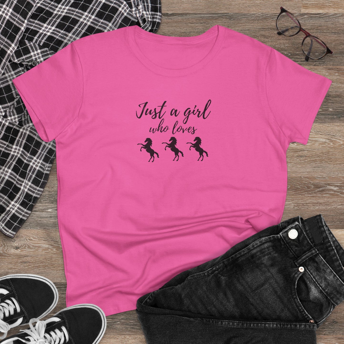 Graphic Horse Lover Women's Tee