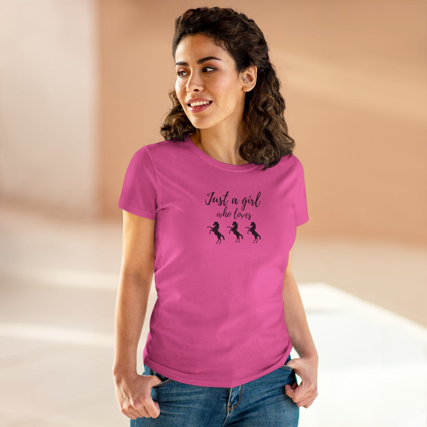 Graphic Horse Lover Women's Tee