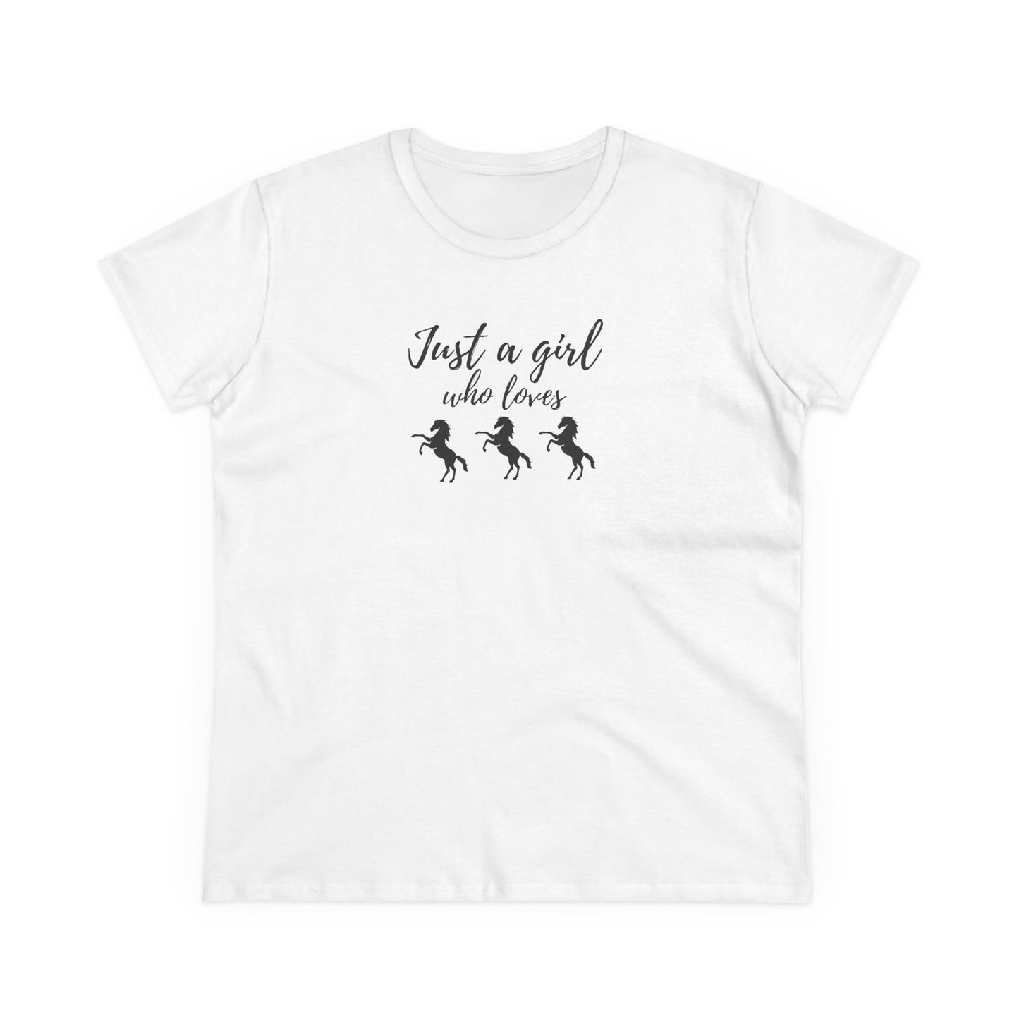 Graphic Horse Lover Women's Tee