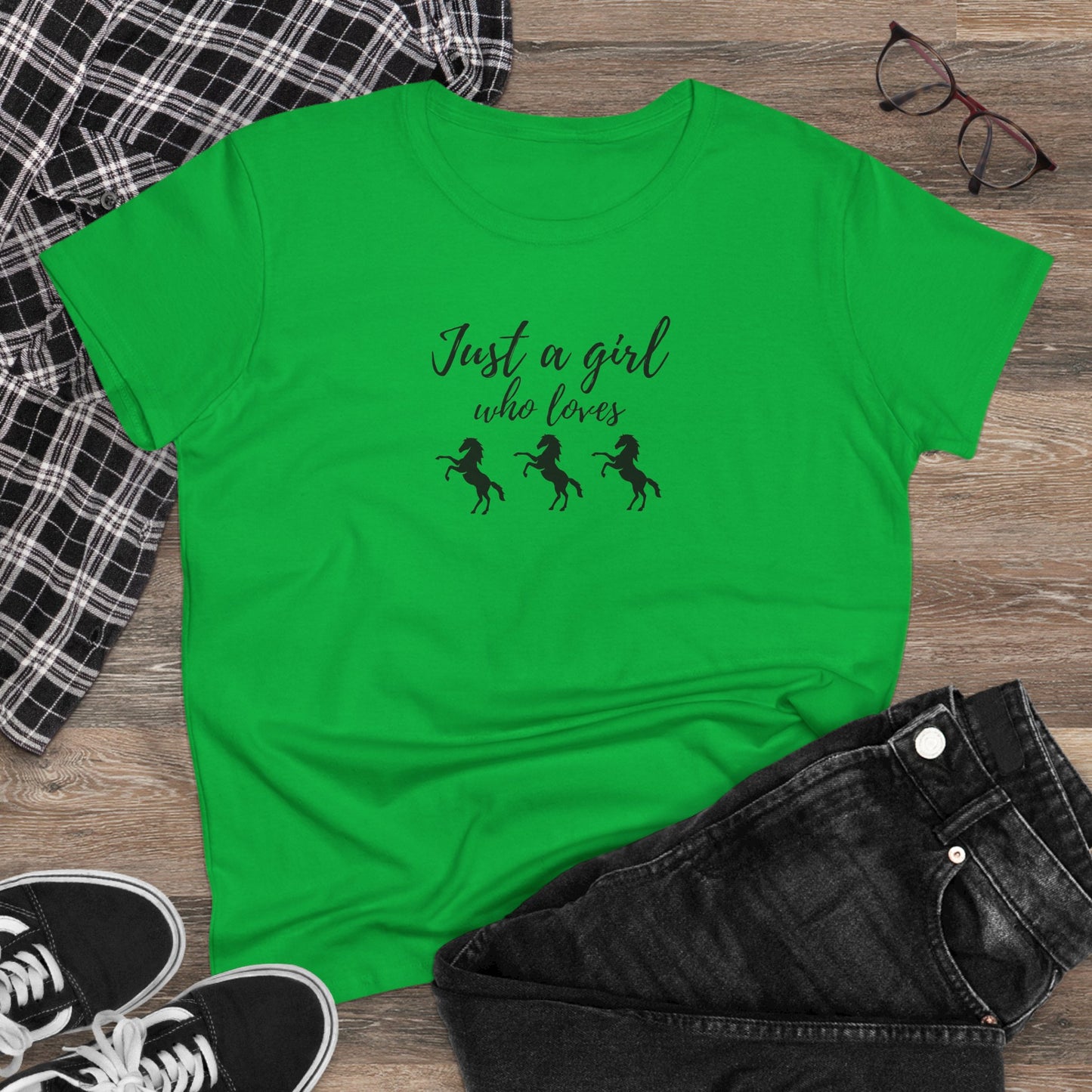 Graphic Horse Lover Women's Tee