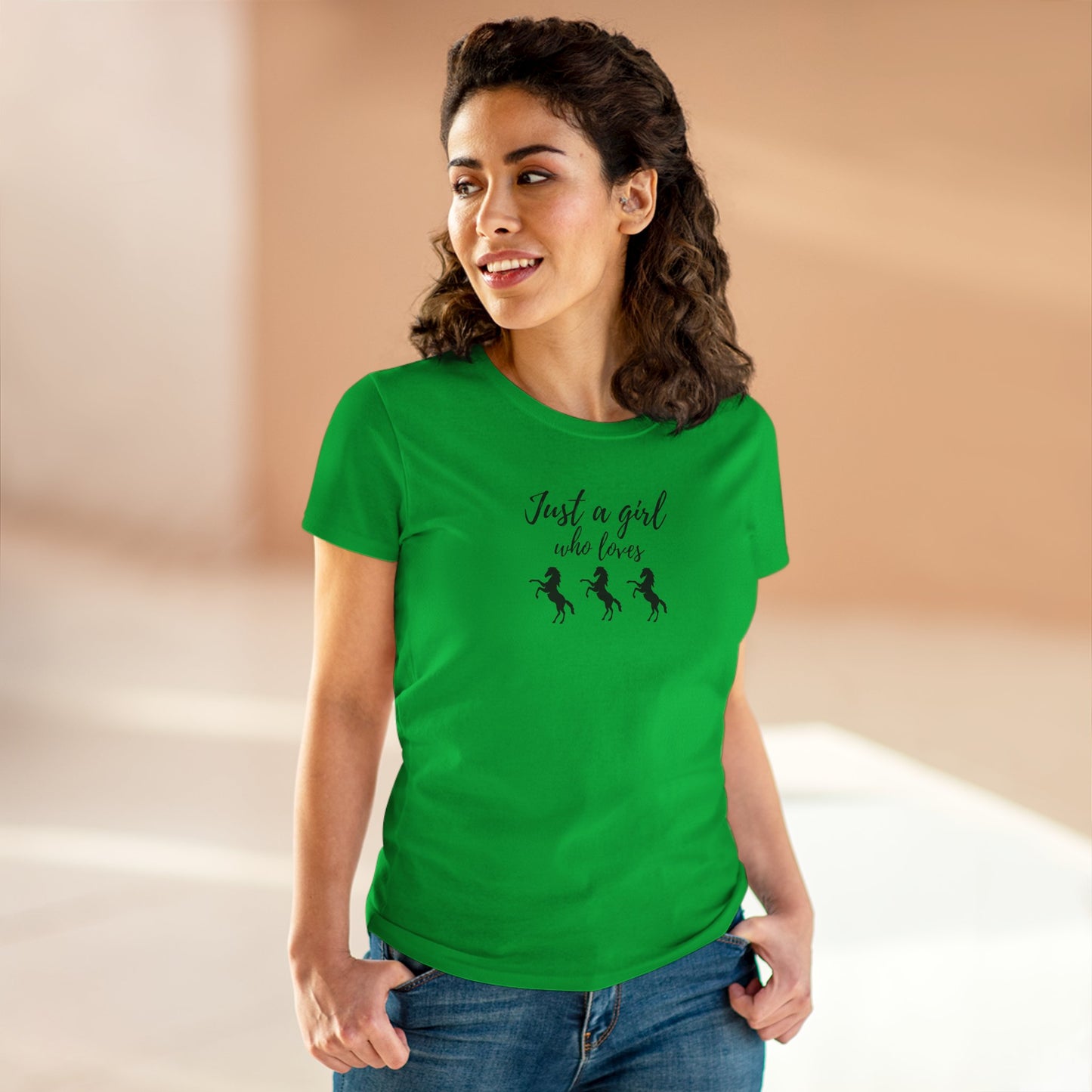 Graphic Horse Lover Women's Tee