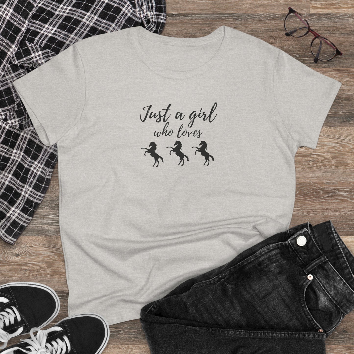 Graphic Horse Lover Women's Tee