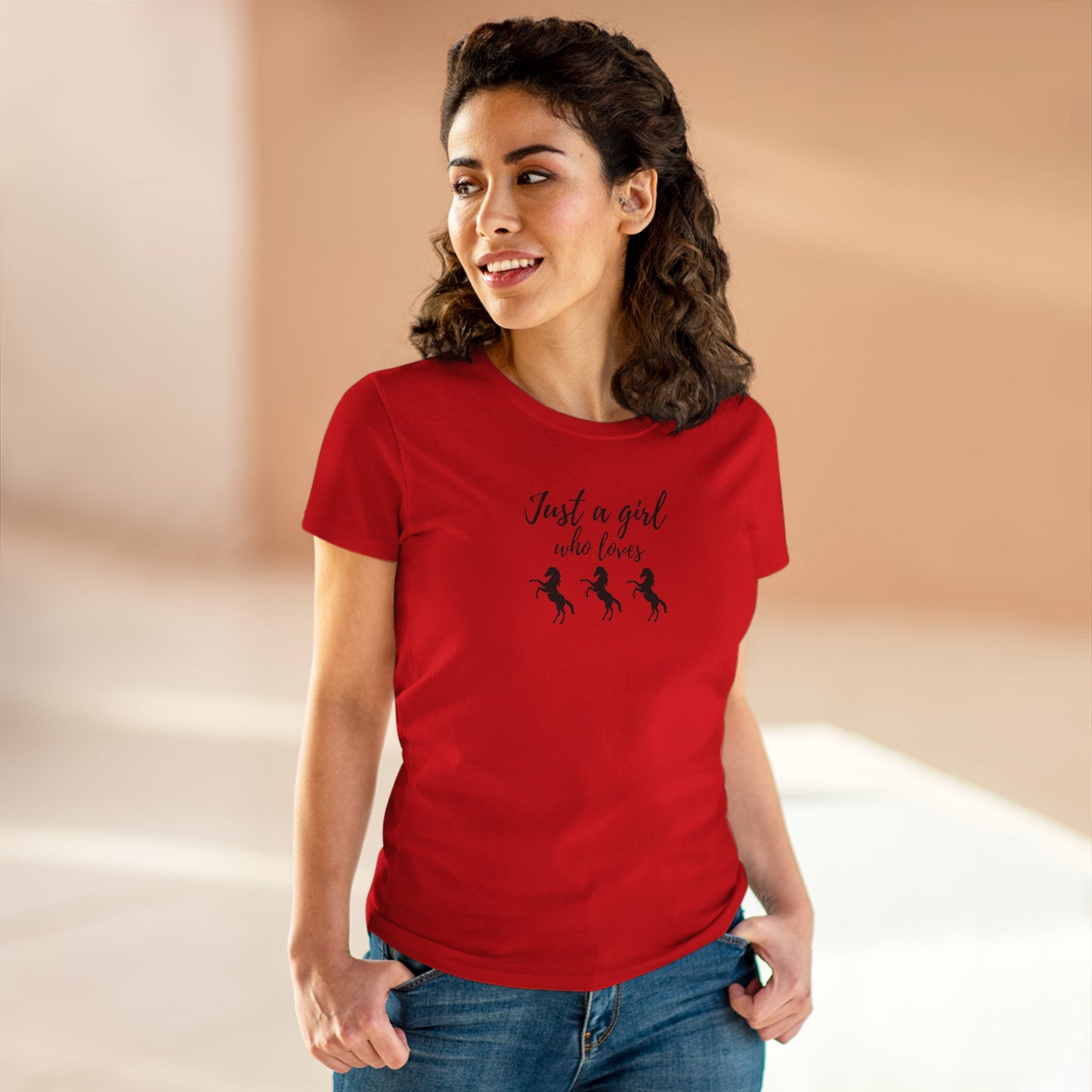 Graphic Horse Lover Women's Tee