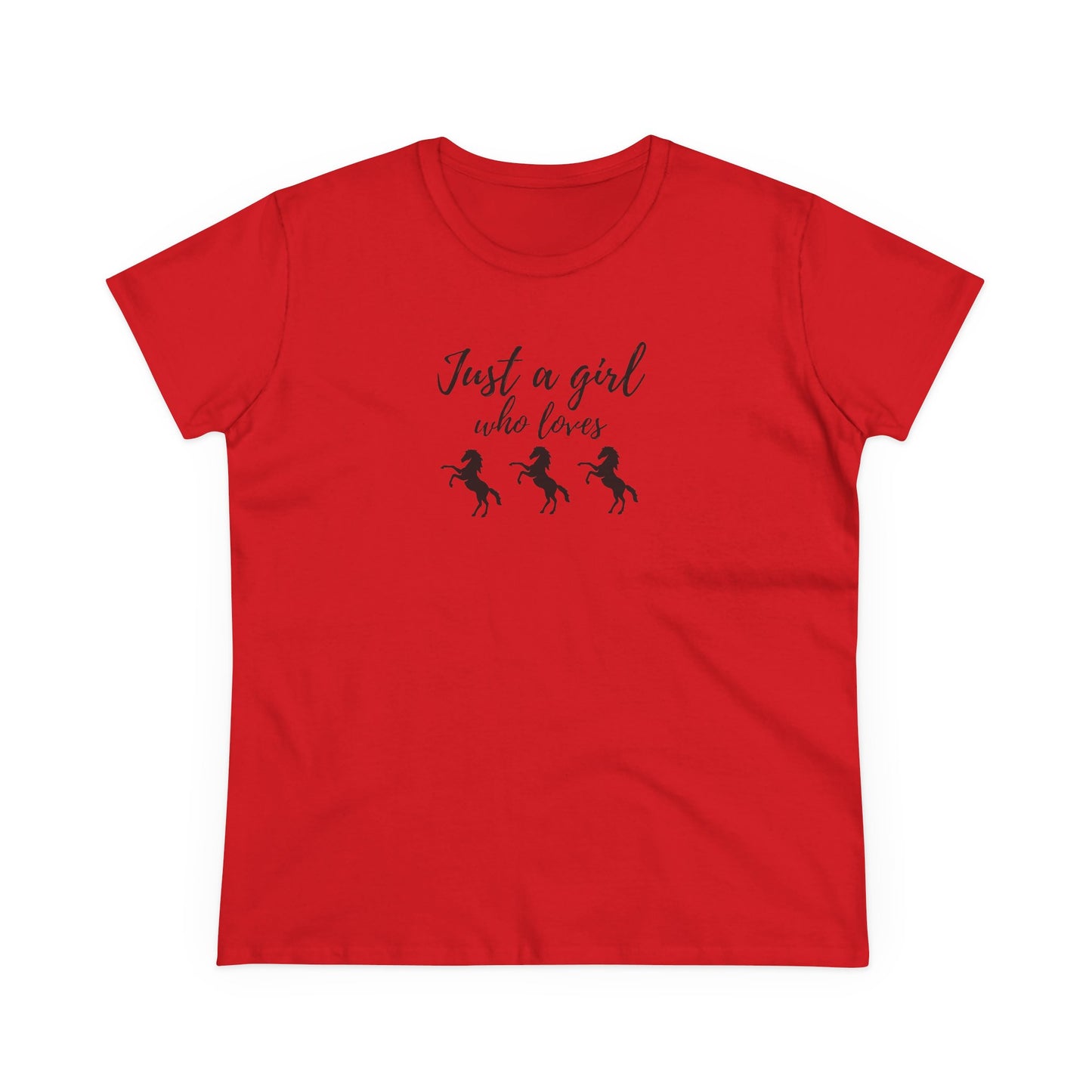 Graphic Horse Lover Women's Tee