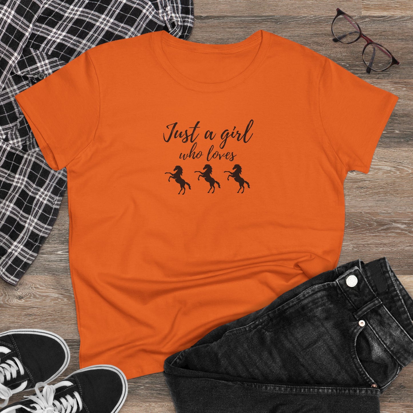 Graphic Horse Lover Women's Tee