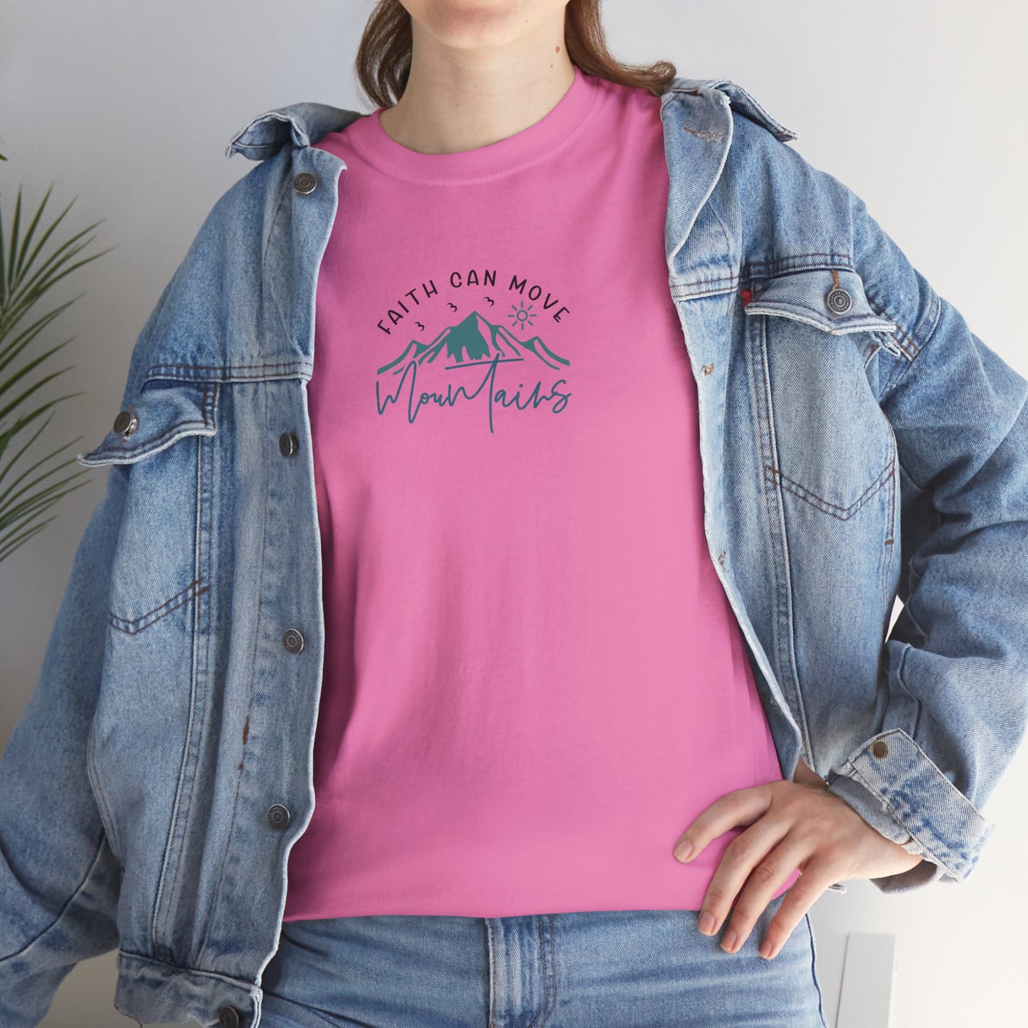 Faith Can Move Mountains Christian T-Shirt