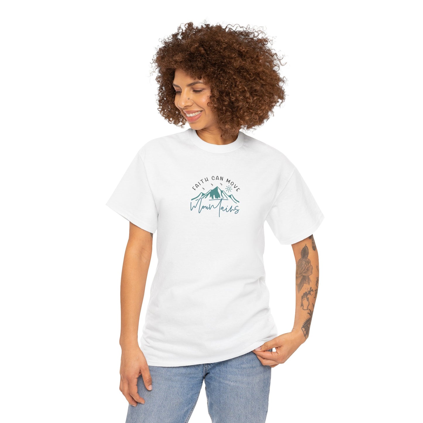 Faith Can Move Mountains Christian T-Shirt