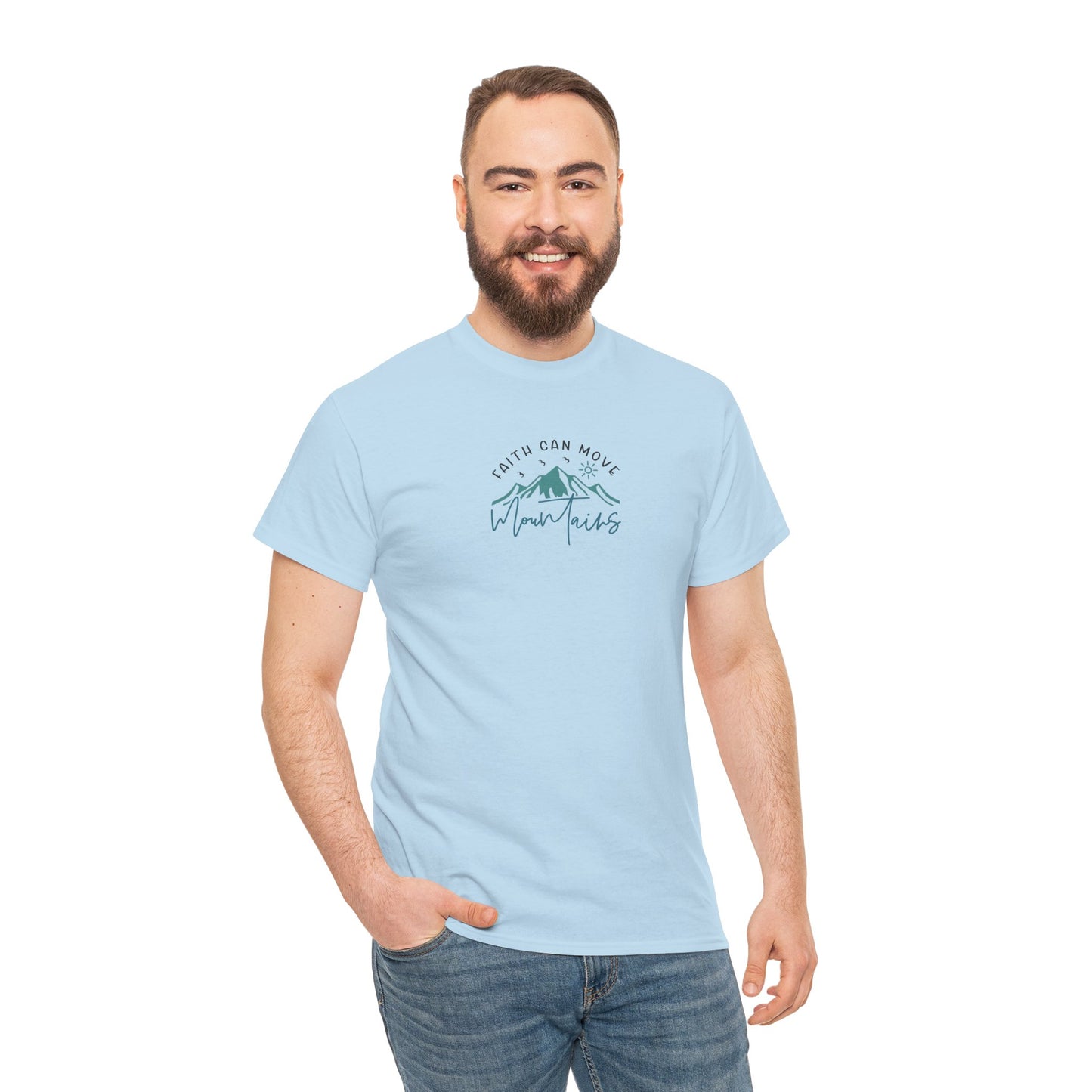 Faith Can Move Mountains Christian T-Shirt
