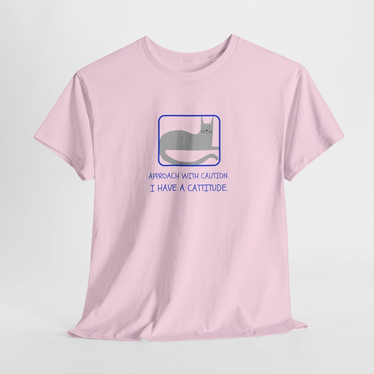 Cat Attitude Tee - Funny Unisex Graphic T-Shirt Men's Women's