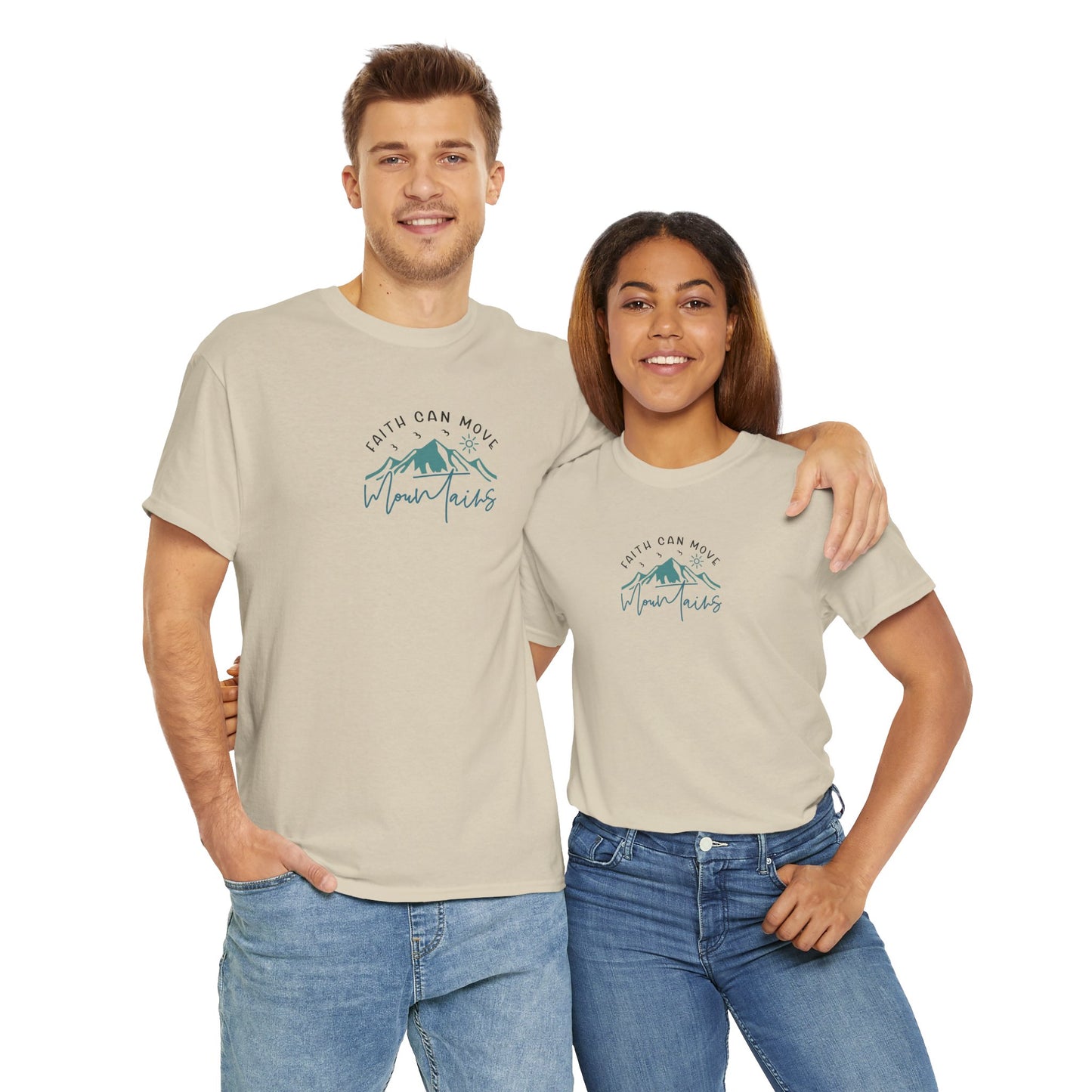 Faith Can Move Mountains Christian T-Shirt