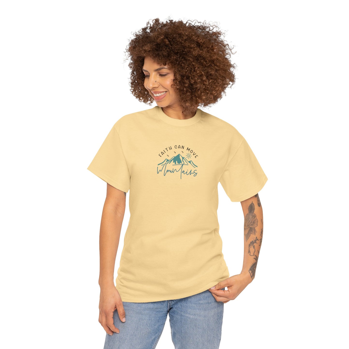 Faith Can Move Mountains Christian T-Shirt