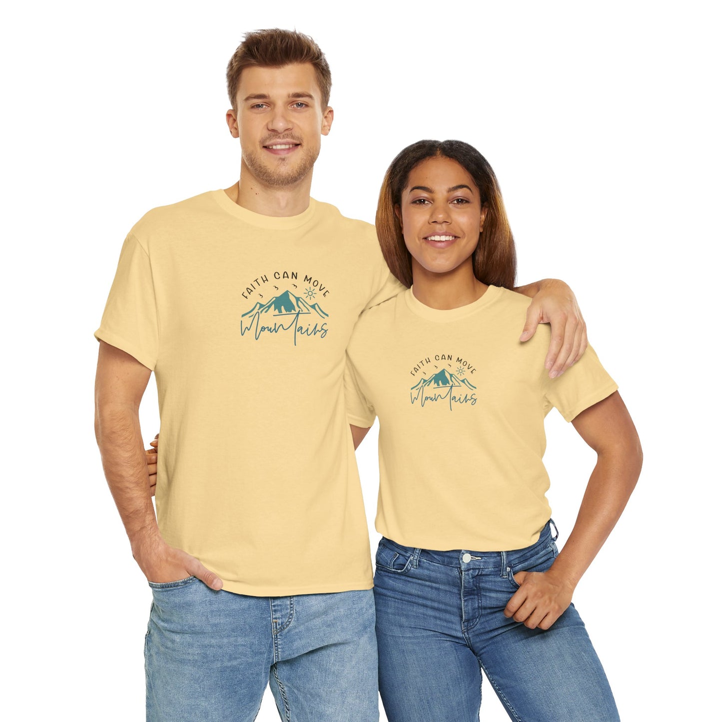 Faith Can Move Mountains Christian T-Shirt
