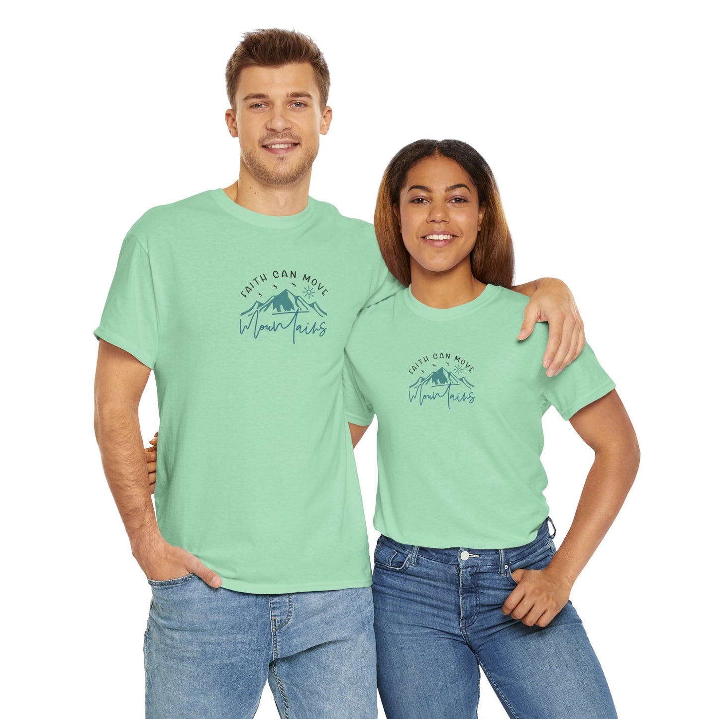 Faith Can Move Mountains Christian T-Shirt