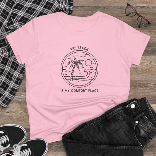 Graphic Tee - The Beach is My Comfort Place Women's T-Shirt
