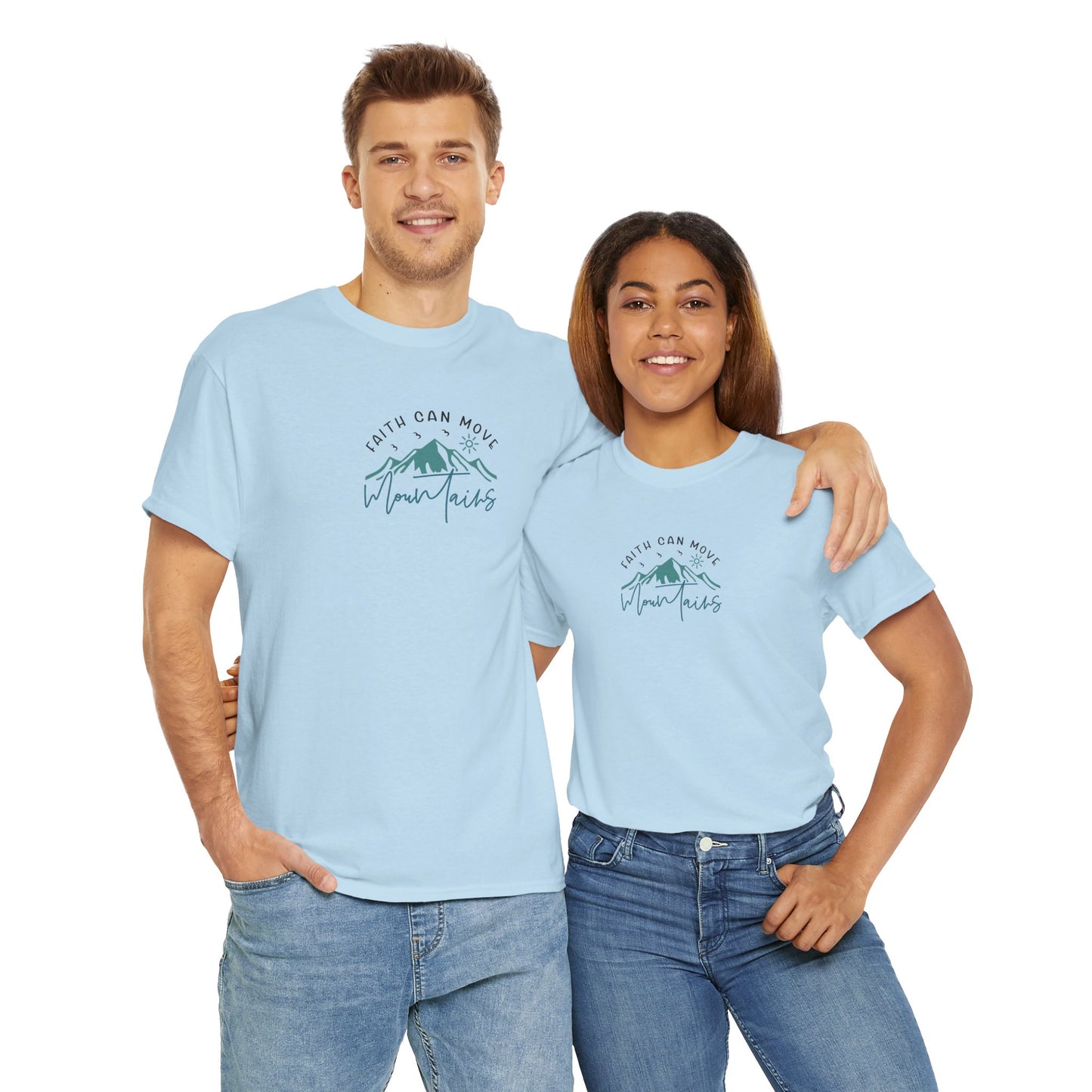 Faith Can Move Mountains Christian T-Shirt