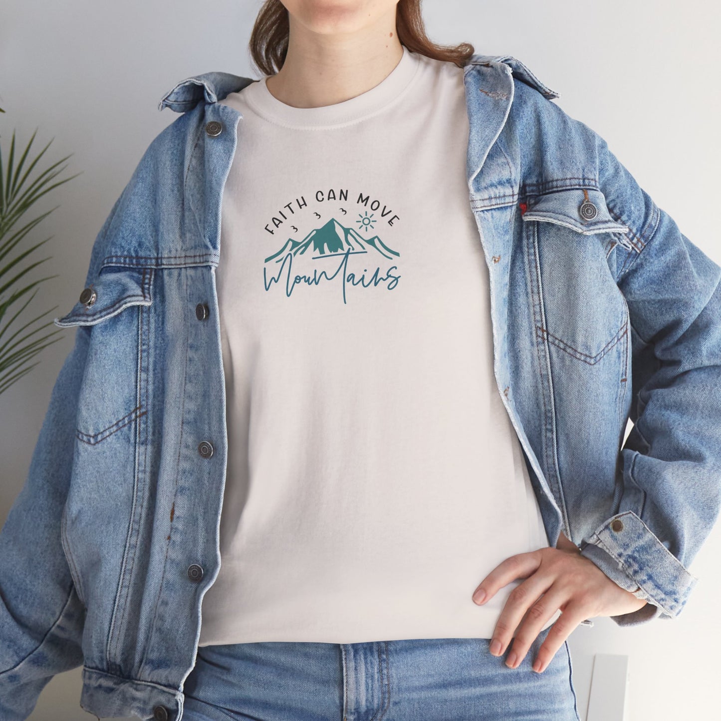 Faith Can Move Mountains Christian T-Shirt
