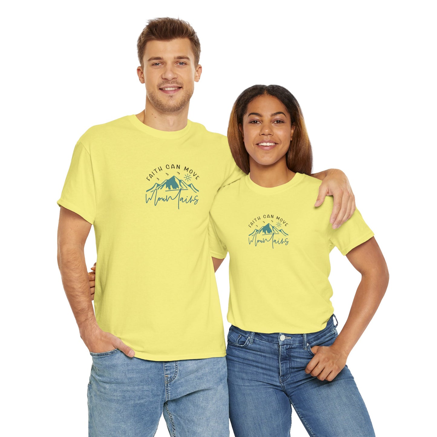 Faith Can Move Mountains Christian T-Shirt