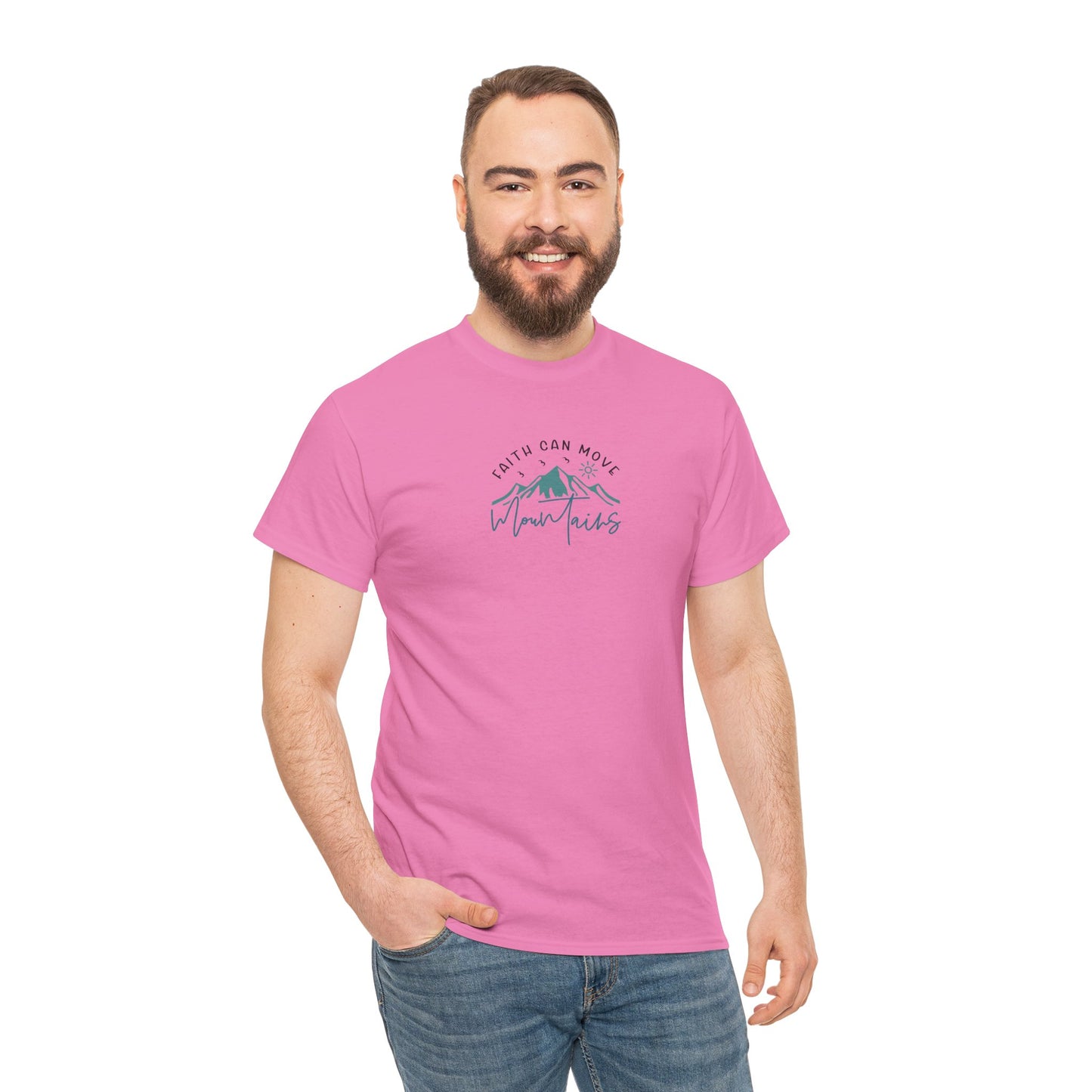 Faith Can Move Mountains Christian T-Shirt
