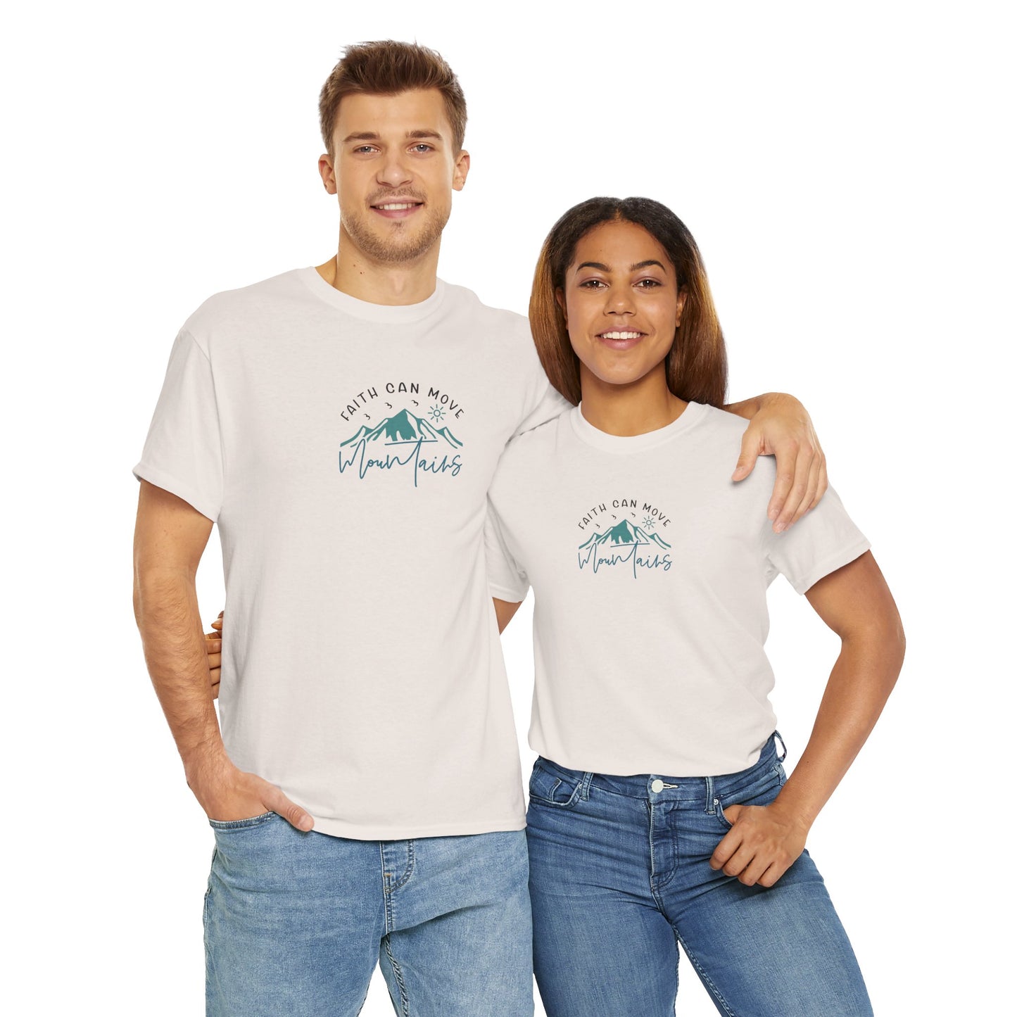 Faith Can Move Mountains Christian T-Shirt