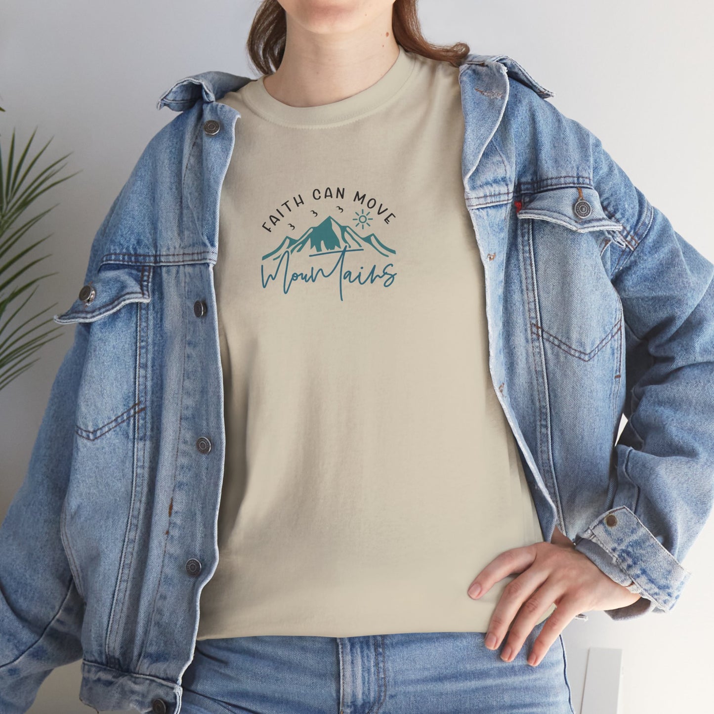Faith Can Move Mountains Christian T-Shirt