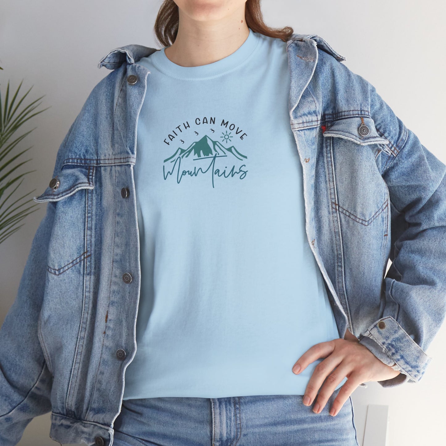 Faith Can Move Mountains Christian T-Shirt