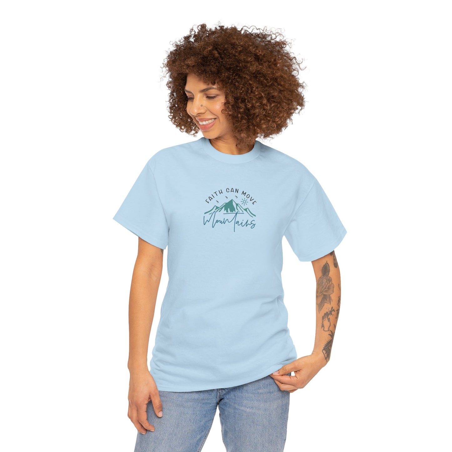 Faith Can Move Mountains Christian T-Shirt
