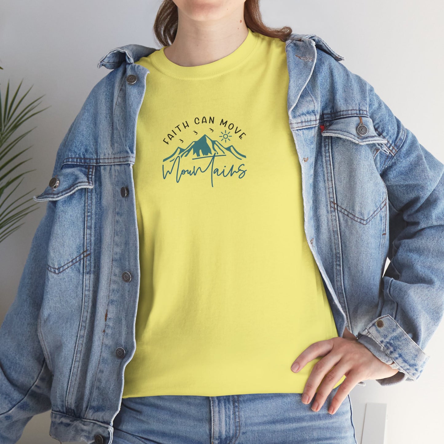 Faith Can Move Mountains Christian T-Shirt