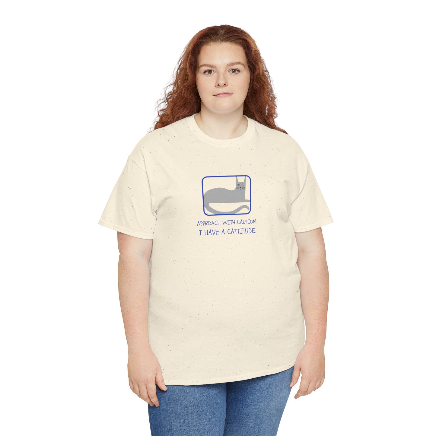 Cat Attitude Tee - Funny Unisex Graphic T-Shirt Men's Women's