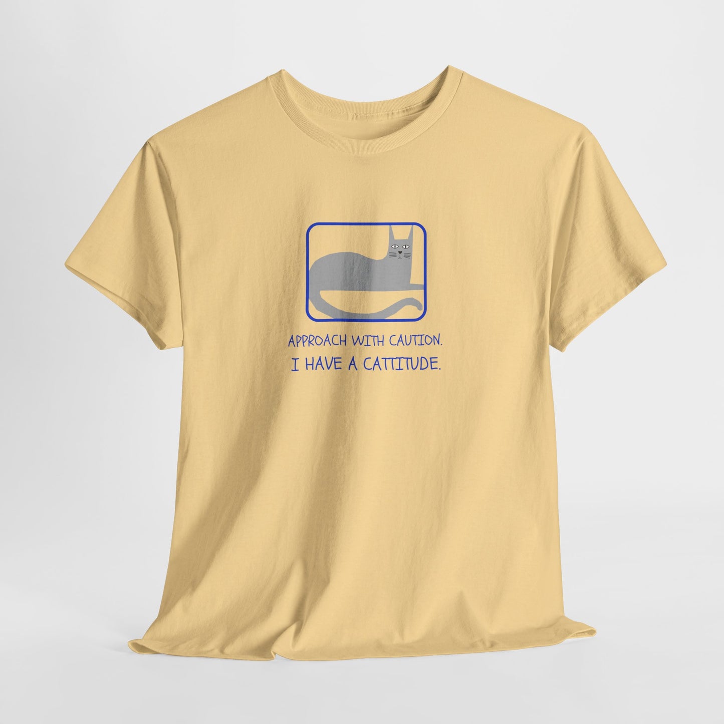 Cat Attitude Tee - Funny Unisex Graphic T-Shirt Men's Women's