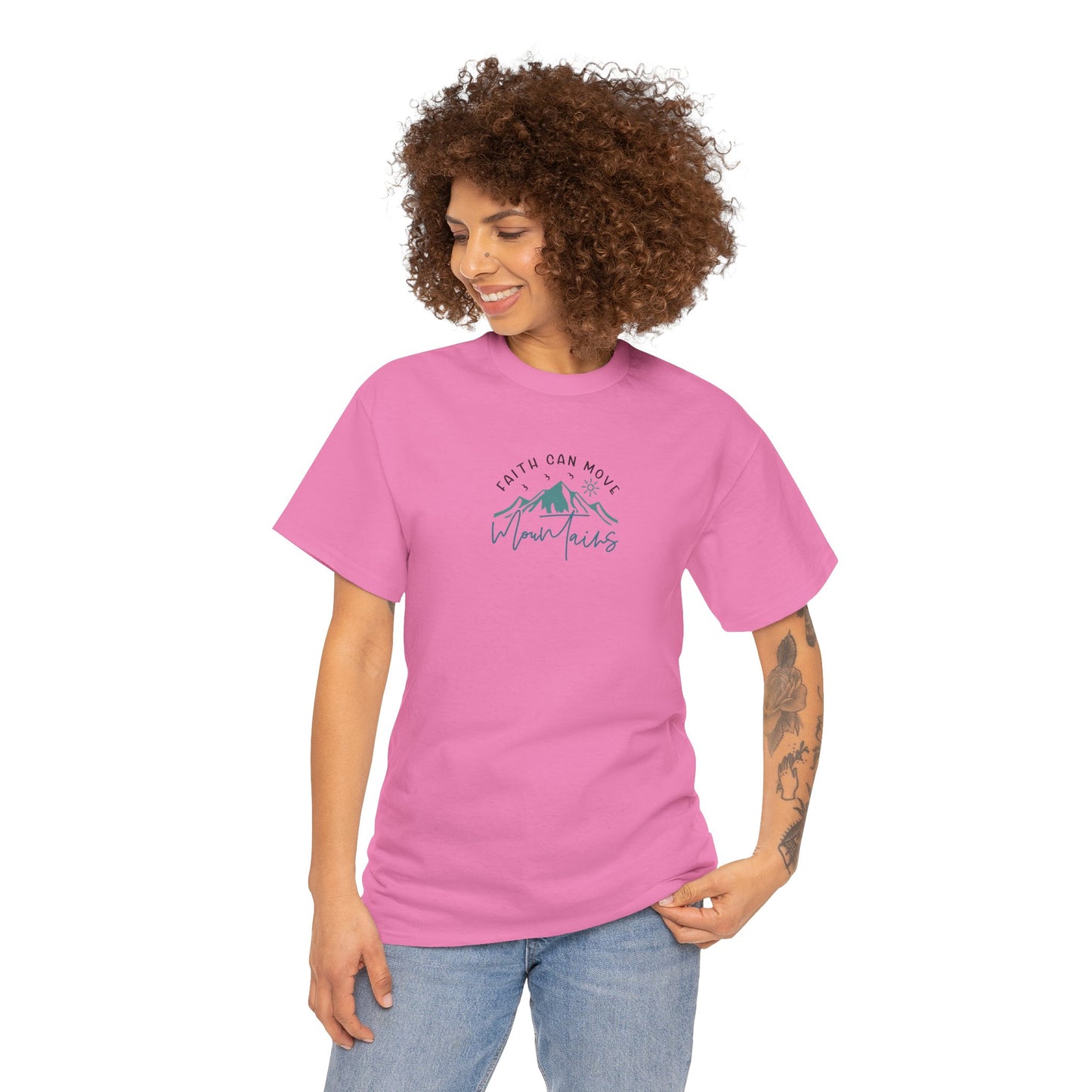 Faith Can Move Mountains Christian T-Shirt