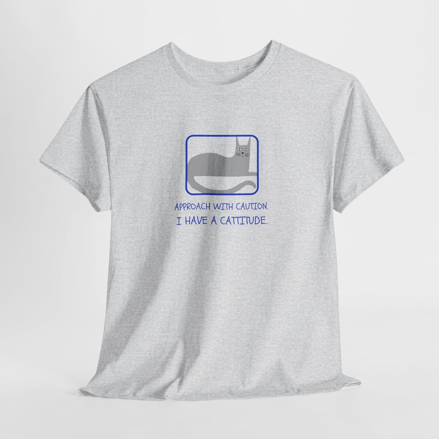 Cat Attitude Tee - Funny Unisex Graphic T-Shirt Men's Women's