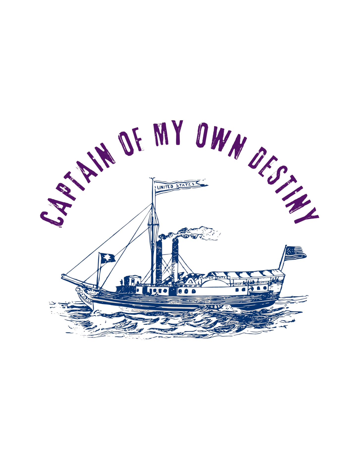 Captain of My Own Destiny Tee, Unisex Heavy Cotton T-Shirt, Nautical Graphic Tee, Casual Summer Shirt, Birthday Gift, Sailing Lover Apparel