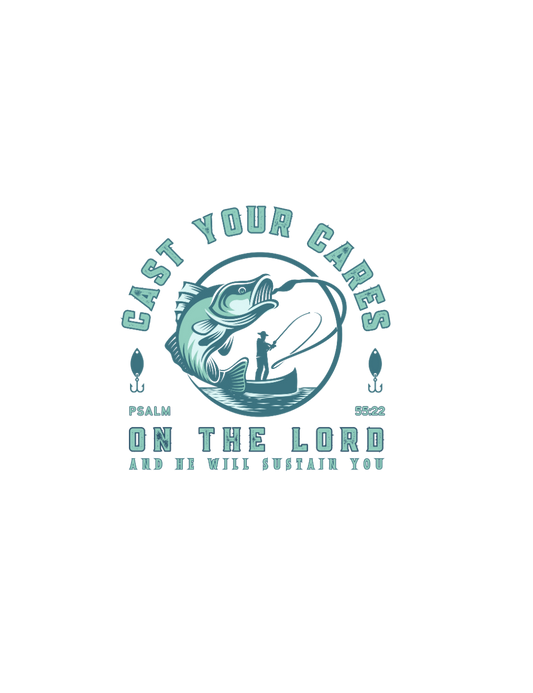 Men's Graphic Christian T Shirt Fishing Tee