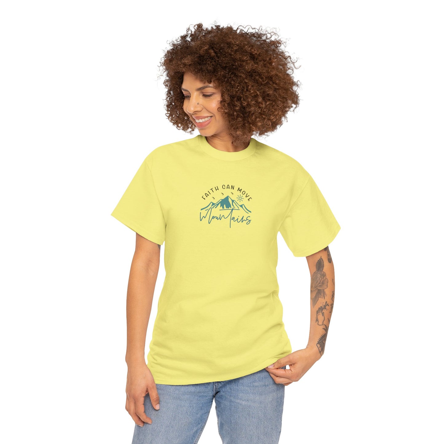 Faith Can Move Mountains Christian T-Shirt
