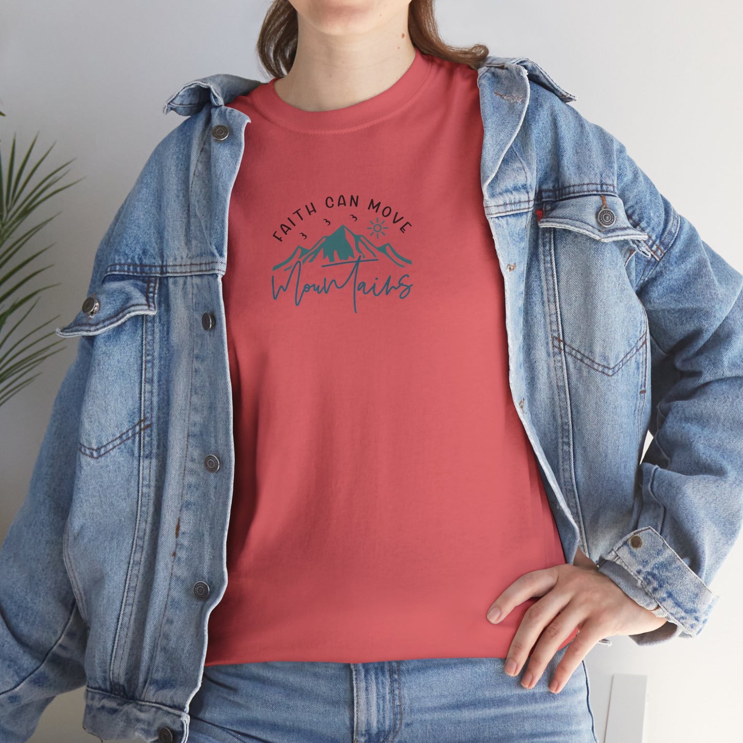 Faith Can Move Mountains Christian T-Shirt