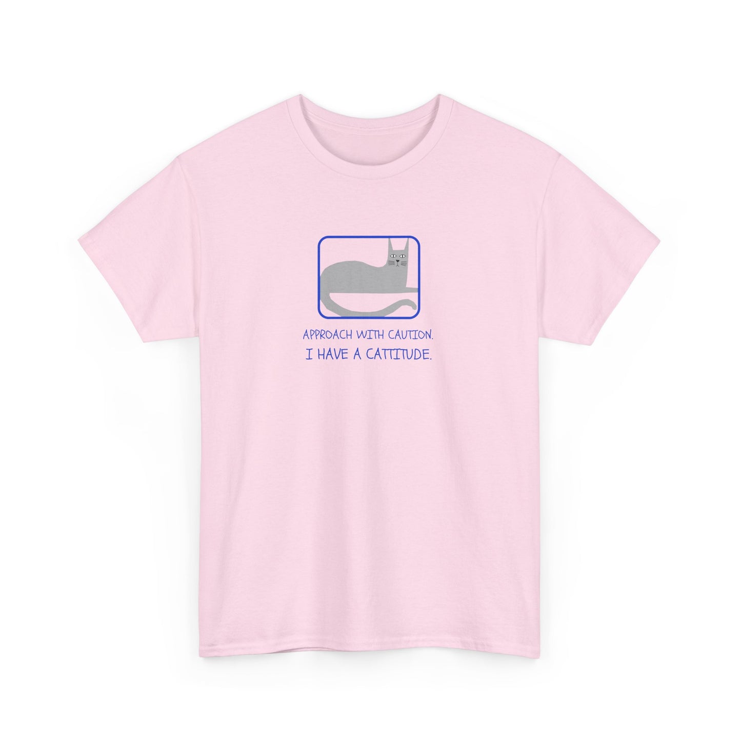 Cat Attitude Tee - Funny Unisex Graphic T-Shirt Men's Women's