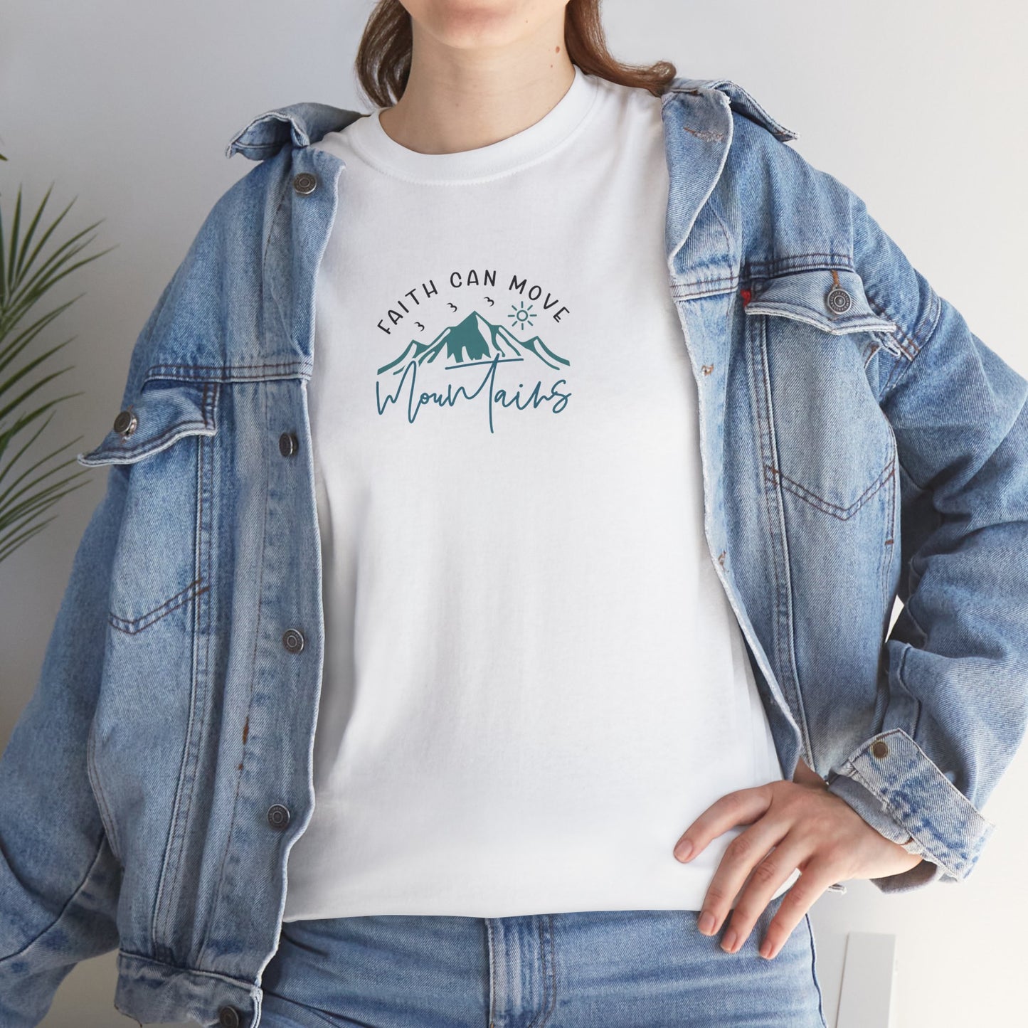 Faith Can Move Mountains Christian T-Shirt