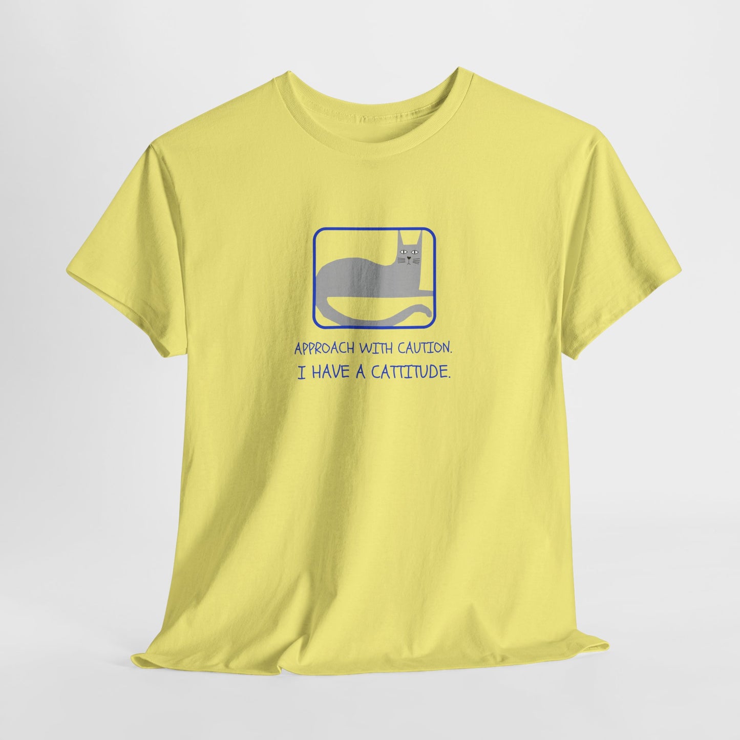 Cat Attitude Tee - Funny Unisex Graphic T-Shirt Men's Women's