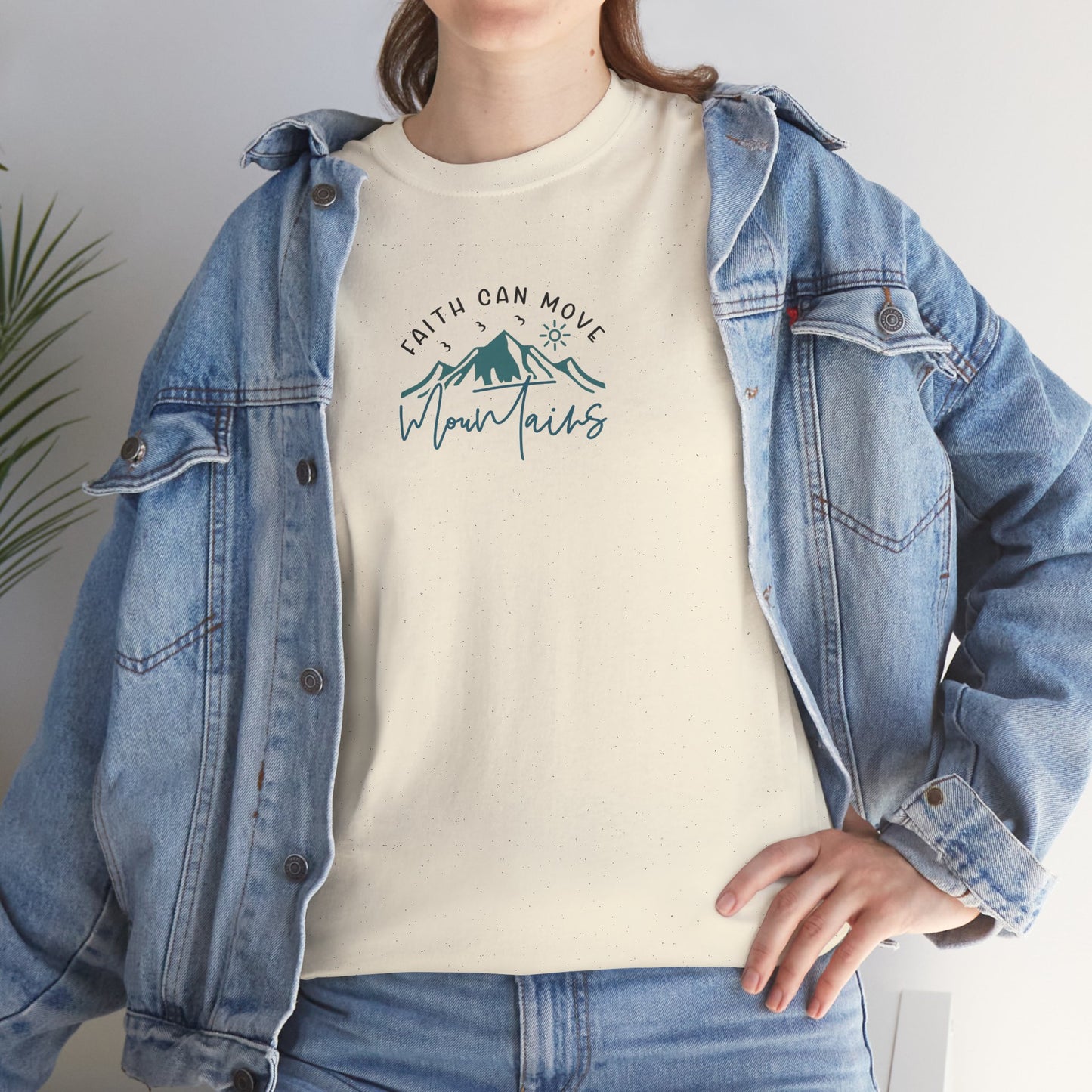 Faith Can Move Mountains Christian T-Shirt