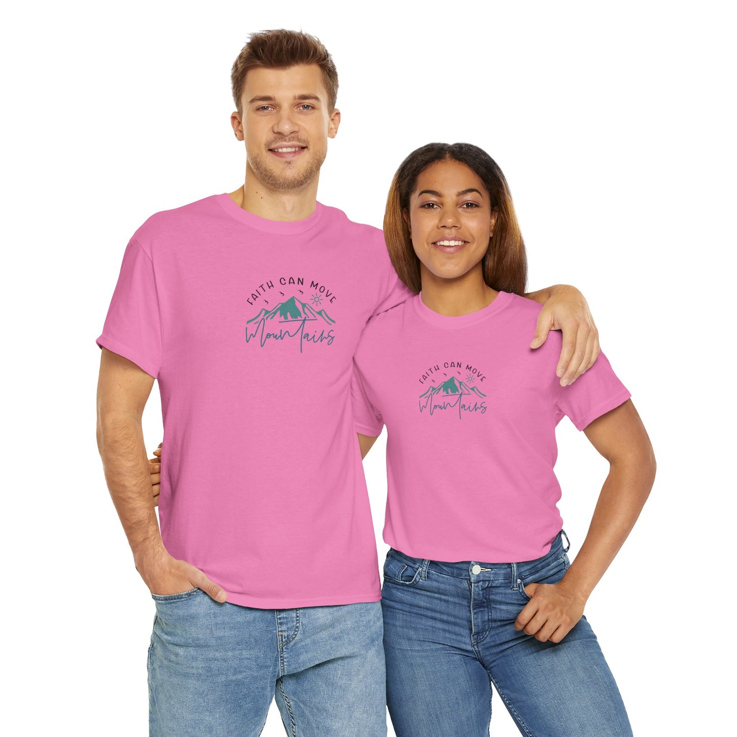 Faith Can Move Mountains Christian T-Shirt