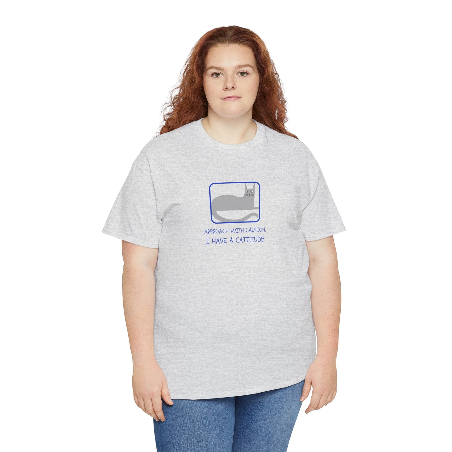 Cat Attitude Tee - Funny Unisex Graphic T-Shirt Men's Women's